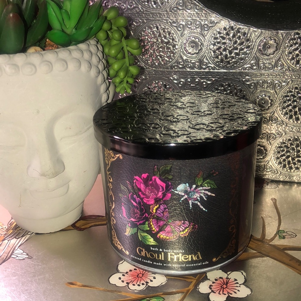 Bath and body works three wick candle Ghoul friend